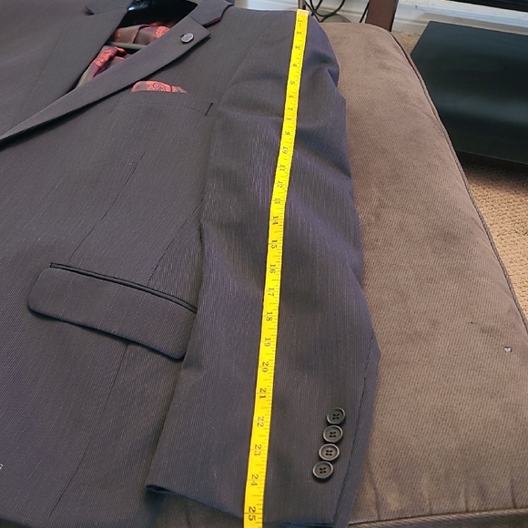 TED Baker Dark Blue Thin Strips Men's Blazer - Picture 10 of 10